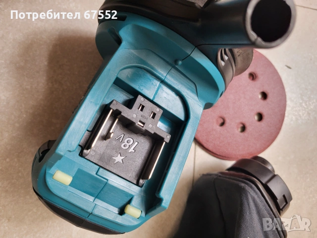 Акумулаторен орбитален шлайф Makita DBO180, LXT, 18 V, 125 мм. Само тяло. 70€ (цената е крайна), снимка 8 - Други инструменти - 54568006