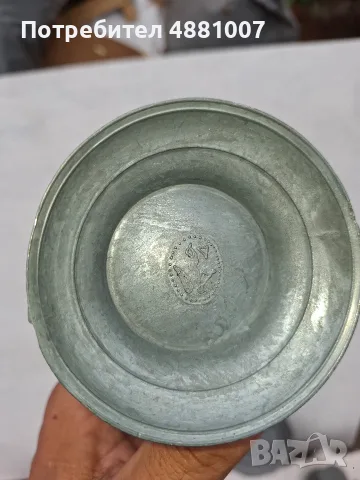 Винтидж лот от качествен калай (Pewter/Zinn) – Royal Holland, Engelszinn, маркирани, снимка 2 - Други - 55380019