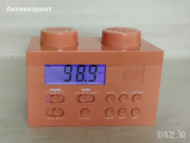 LEGO Stereo CD Boombox с FM/AM радио и AUX (LG 11002) + Lego Радиочасовник (LG11009), снимка 9 - Радиокасетофони, транзистори - 55458835
