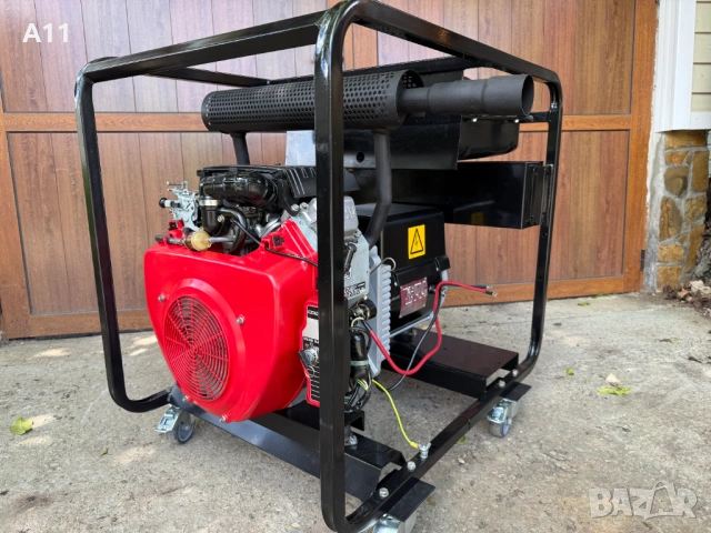 Бензинов монофазен  генератор/ агрегат  - HONDA 10 Kw.