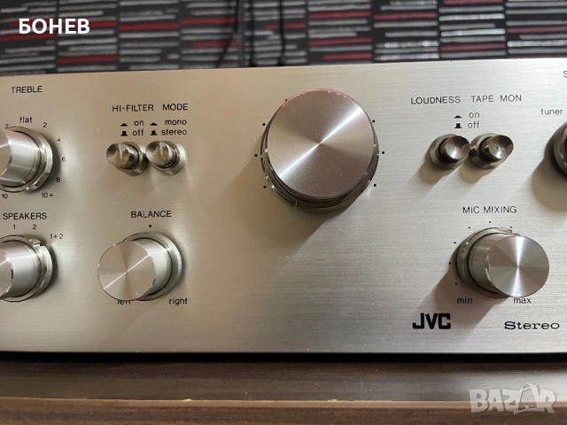 Винтидж усилвател JVC JA-S310 ( 1975г ) , снимка 3 - Ресийвъри, усилватели, смесителни пултове - 54494102