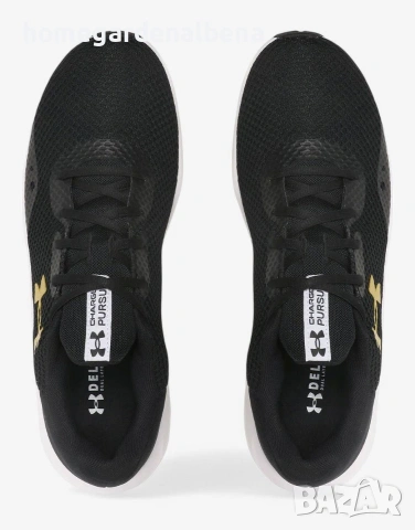 👟 Under Armour Charged Pursuit 3 – оригинални мъжки маратонки в черно, снимка 5 - Маратонки - 54622091