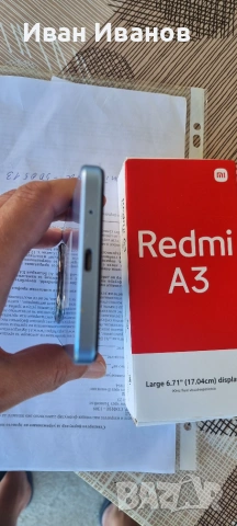 Xiaomi Redmi A3 star blue, снимка 6 - Huawei - 55164050