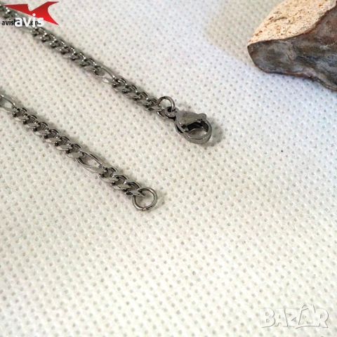 Синджир с платинено покритие 251109, снимка 3 - Колиета, медальони, синджири - 54718532