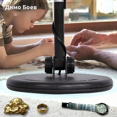 Водоустойчив металотърсач за злато, сребро, монети и съкровища K-1374, снимка 5 - Друга електроника - 54579635