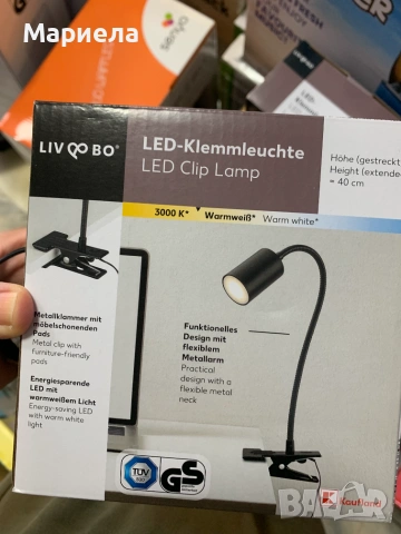 LED Лампа с щипка / Лампа за четене, снимка 6 - Други - 55260066