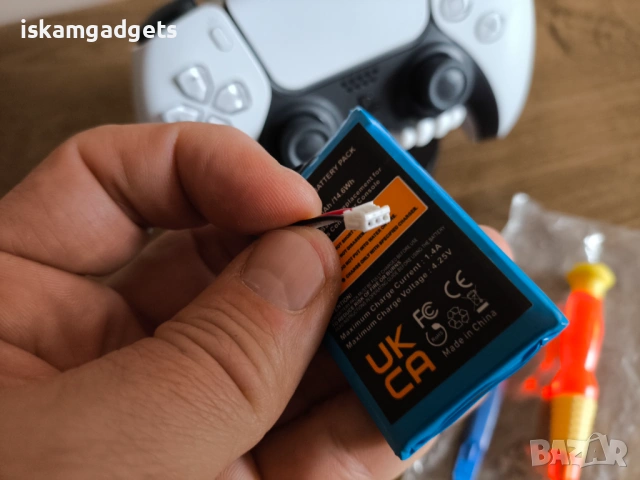 Нова батерия за PlayStation 5 джойстици, снимка 4 - PlayStation конзоли - 54271603