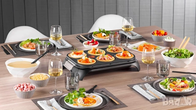 Tefal Crep'Party PY558813 – Уред за 6 мини палачинки, снимка 4 - Гофретници - 54753633