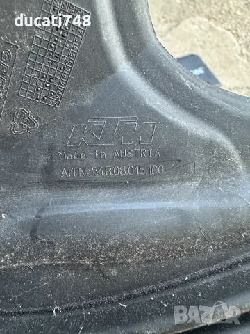 Опашка, основа за номер KTM EXC 250, 300, 400, 450, 525 - 2004 година, снимка 2 - Части - 55532206