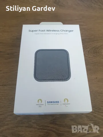 Безжично зарядно Samsung Super Fast Wireless Charger 15W