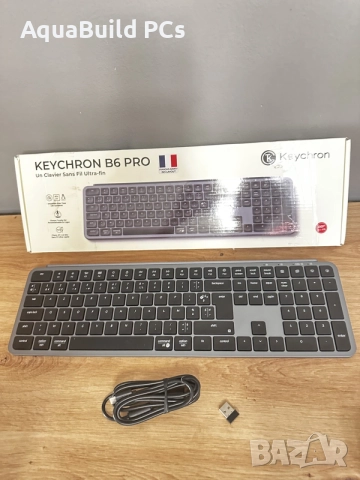 Keychron B6 Pro безжична пълноразмерна клавиатура нова, снимка 9 - Клавиатури и мишки - 55544099