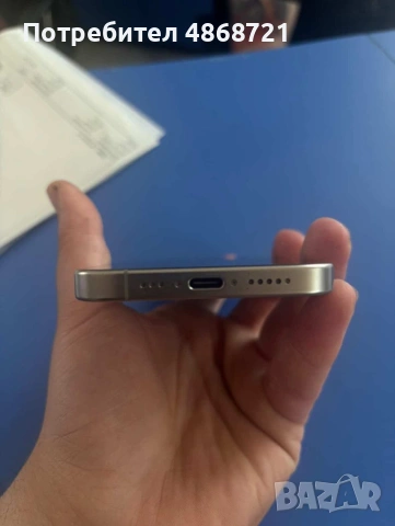 Iphone 15 pro natural titanium , снимка 4 - Apple iPhone - 55102069
