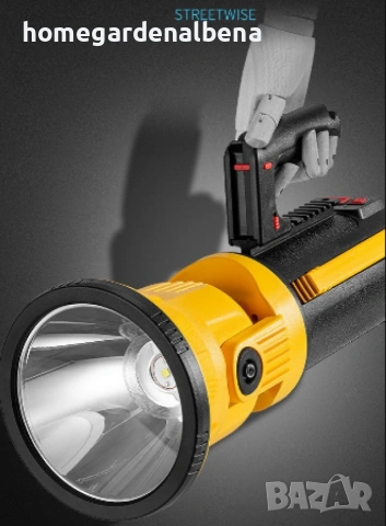 Мощен Мултифункционален LED Фенер W5165-1 | 3200LM | 4500mAh