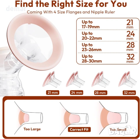 NCVI Двойна електрическа помпа за кърма 8116, 4 режима, 9 нива, 2 броя, снимка 6 - Помпи за кърма - 54037502