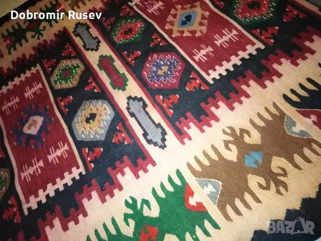 200 годишна чипровска черга „Куфарите“ от Банатски българи, снимка 4 - Килими - 54335512