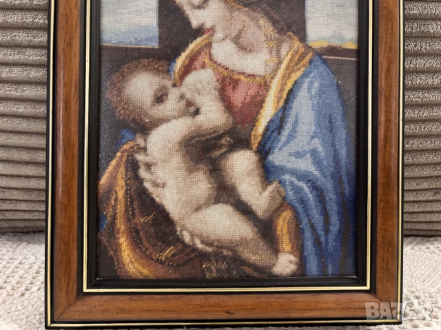 Гоблен "Мадона Лита", снимка 4 - Гоблени - 54187441