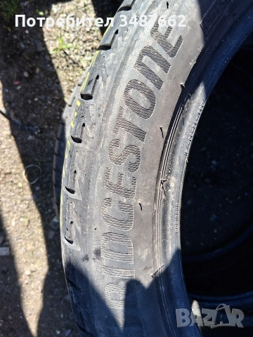 255 40 18 Bridgestone 2бр летни дот 2021г , снимка 4 - Гуми и джанти - 54308859