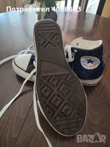 Деним кецове Converse, 36 номер, снимка 4 - Кецове - 55435327