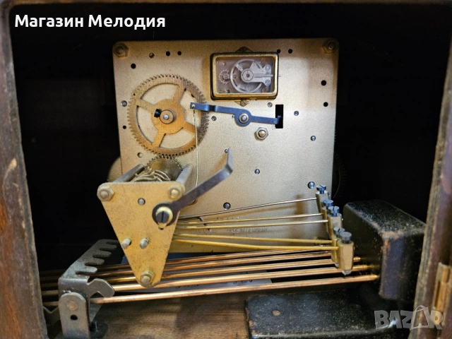 Немски механичен каминен часовник Anker (След Пълна Профилактика) + Ключ, снимка 17 - Други - 54759351