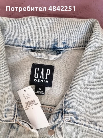 Ново дамско дънково яке Gap, размер М , снимка 3 - Якета - 55000399