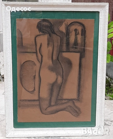 Картина на худ. Йордан Денев" 1928-2006 г, снимка 4 - Антикварни и старинни предмети - 54632524
