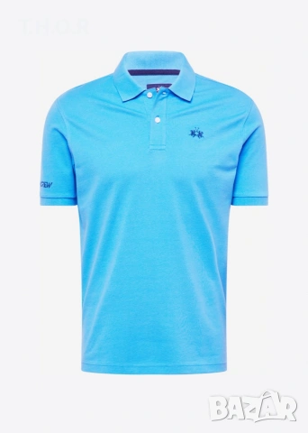 La Martina Polo Shirt ОРИГИНАЛНИ мъжки поло тениски - L/XL, снимка 3 - Тениски - 54982167