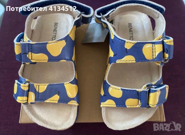 Детски сандали Benetton, снимка 2 - Детски сандали и чехли - 54595205