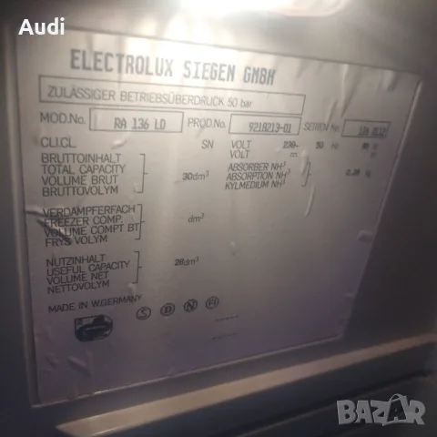 Амонячен хладилник тип мини бар. ELECTROLUX  minibar   Обем 30 ЛИТРА / работещ на 230V, снимка 7 - Хладилници - 55607220