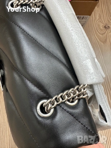 Чисто нова чанта PINKO Love Classic Puff черен цвят със сребристи елементи, снимка 7 - Чанти - 54533824