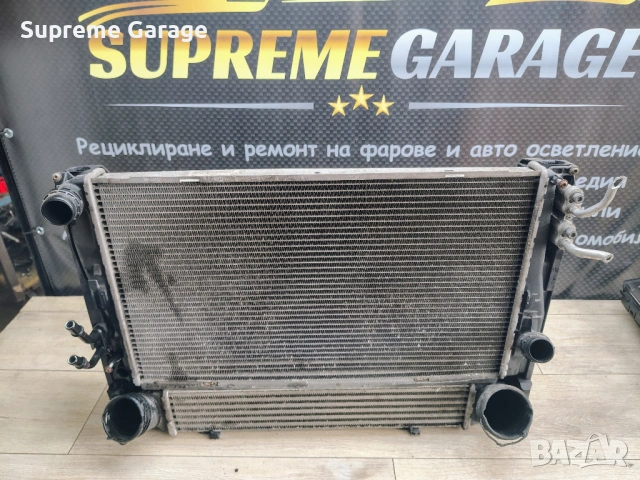 Комплект радиатори воден климатичен интеркулер хидравличен БМВ Е90-1-2-3, снимка 3 - Части - 54369342