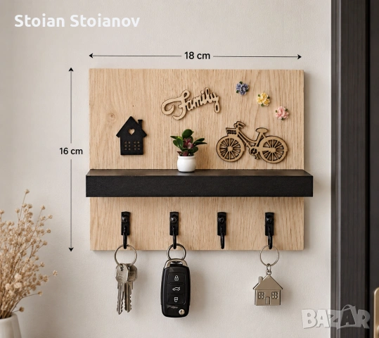 Закачалки за ключове , снимка 3 - Декорация за дома - 54767321