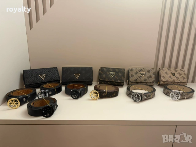Guess Дамско Портмоне и Колан Гес Различни Цветове 