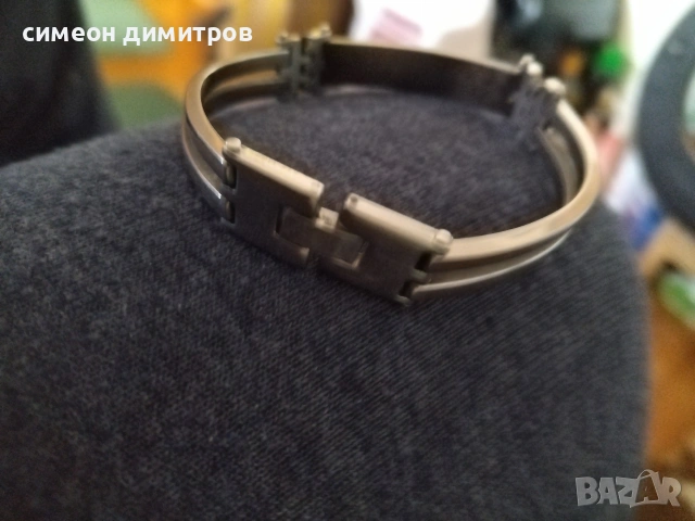 ARMANI масивна гривна от медицинска стомана! , снимка 3 - Гривни - 54429331