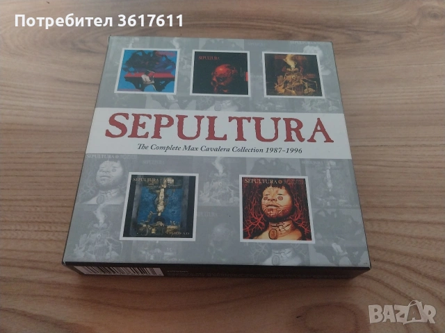 Оригинални CD дискове Max Cavalera - Sepultura 1987-1996 box set 5 броя, снимка 2 - CD дискове - 54893354