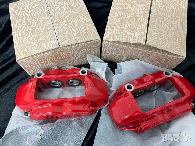 Brembo 4-бутални апарати Megane RS – OEM нови