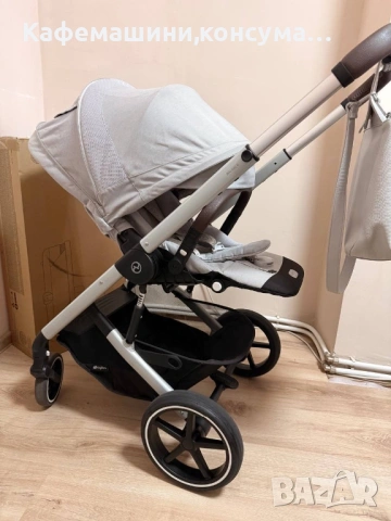 Количка Cyber Balios S Lux 3в1, снимка 8 - Детски колички - 54653193