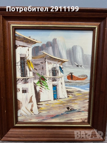 Картина с маслени бои, комплект от две, снимка 6 - Картини - 54653102