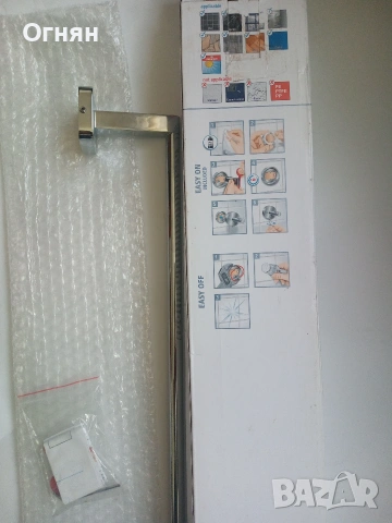 Стойка за кърпи tesa Deluxxe, хром, снимка 4 - Други стоки за дома - 55162704