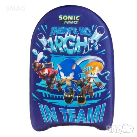 Детска дъска за плуване Sonic синя 45x30 см_1234665