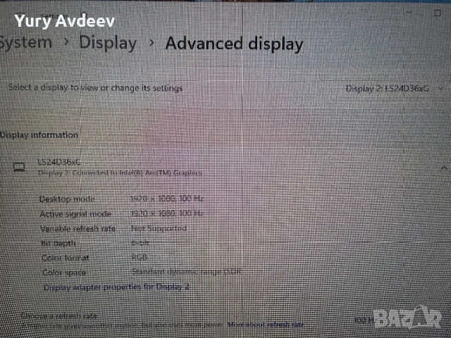 Samsung LS24D360, снимка 4 - Монитори - 54374361