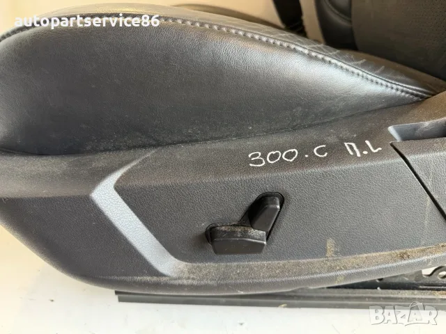 Предна лява седалка черна кожена SRT стил за Chrysler 300C (2009) OEM, снимка 3 - Части - 55638690