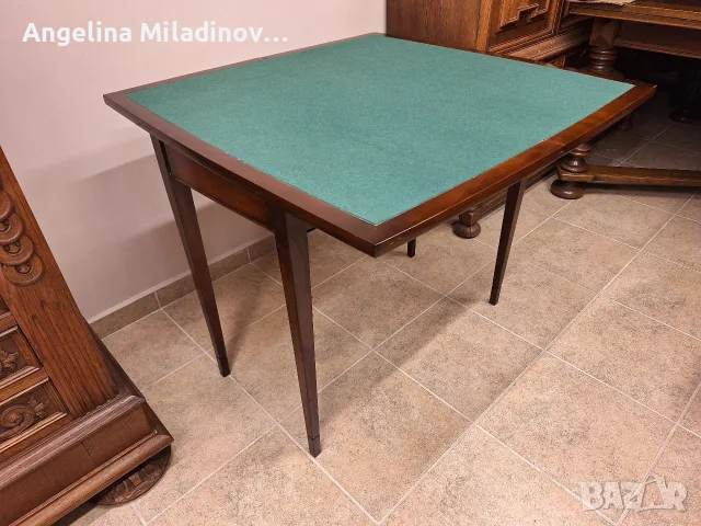 Антична маса за карти Луи XV , снимка 7 - Маси - 55486280