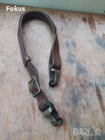 Стар кожен портупей ремък колан