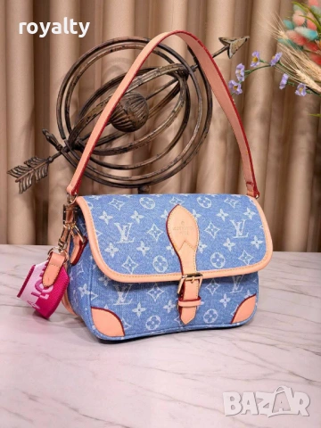 Louis Vuitton Нова Дамска Кожена Чанта Луи Витон Различни Цветове 