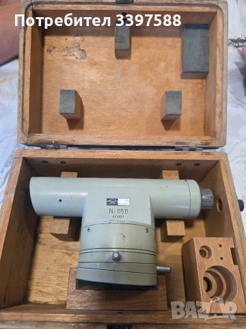 Оптичен нивелир Carl Zeiss Jena Ni 050, снимка 2 - Измервателни инструменти - 55266620