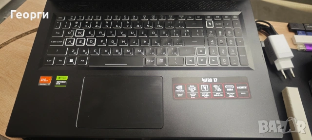 Acer Nitro 17 , снимка 2 - Лаптопи за игри - 54623152