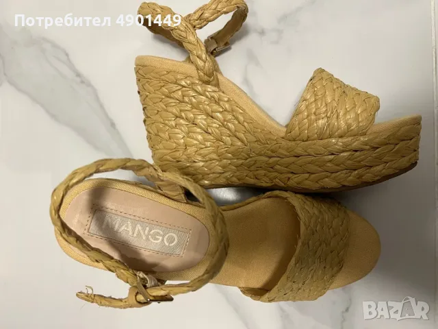 Дамски боти Bianki + Подарък Mango Дамски обувки на платформа, снимка 5 - Дамски боти - 55457421