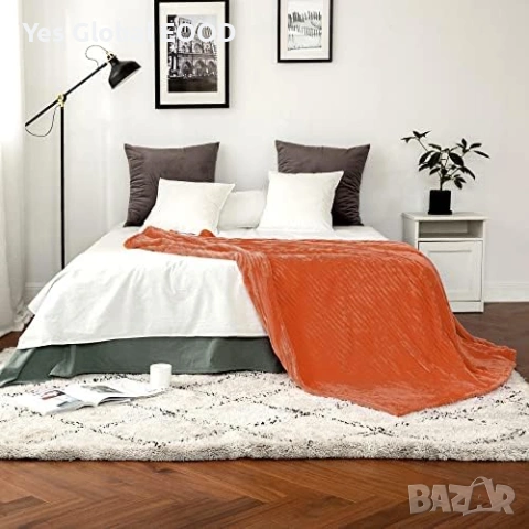 MIULEE пухкаво одеяло 150x200см Orange Red, снимка 3 - Олекотени завивки и одеяла - 54940299