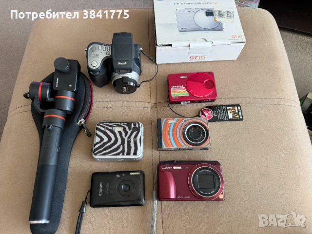 Комплект камери употребявани с 16 компактни фотоапарата и Feiyu Tech Summon Plus 4k гимбал