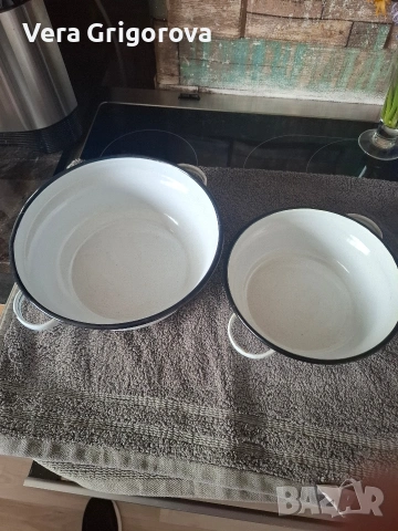 Продавам емайлирани тенджери и купи, снимка 12 - Съдове за готвене - 54030065